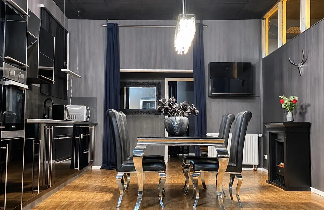 BDSM Design Apartment with Private Sauna&Garden by Fetischhaus Wiesbaden-1